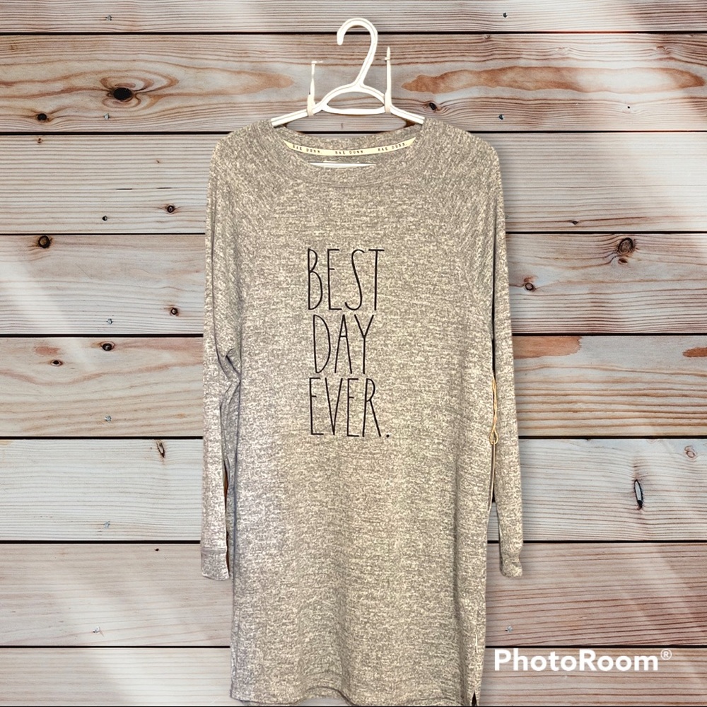 NWT Rae Dunn “Best Day Ever” Nightgown with pockets!